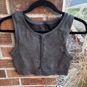 Offline by Aerie Recharge Ladies L Least Support Sports Bra in Charcoal